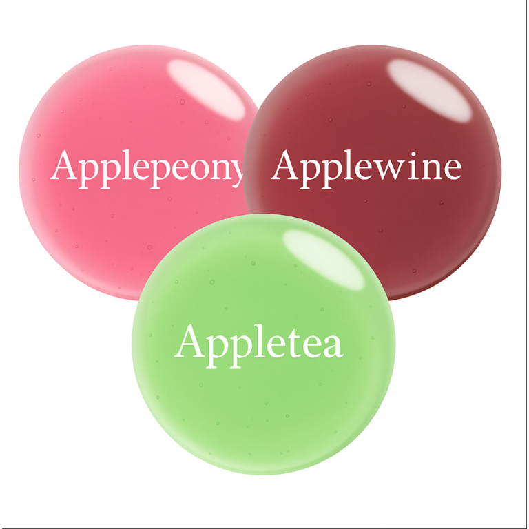 Korean Apple Lip Tint Stain Trio