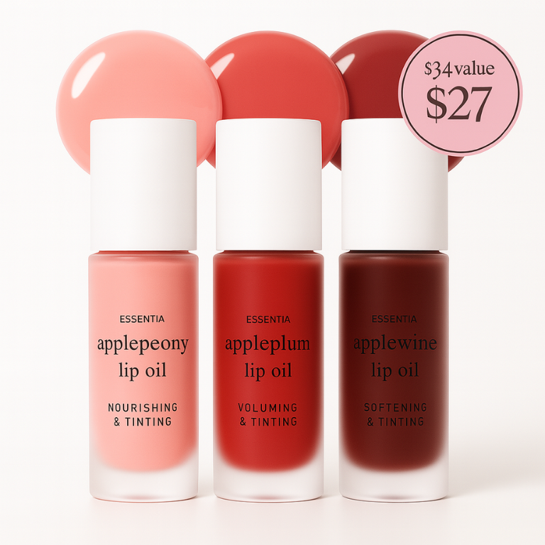 Korean Apple Lip Tint Stain Trio