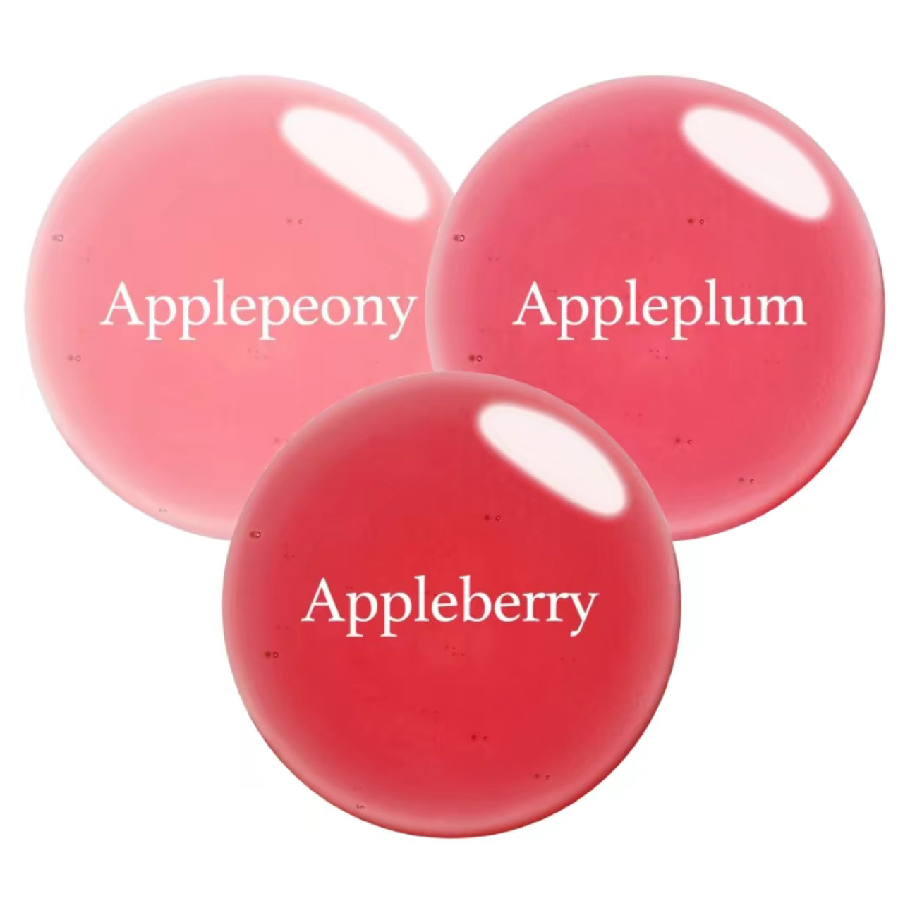 Korean Apple Lip Tint Stain Trio